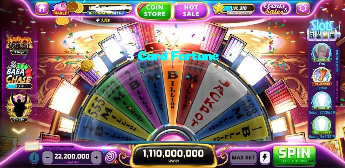 available types of 3 Card Fortune bet including pre-match live express and system bets